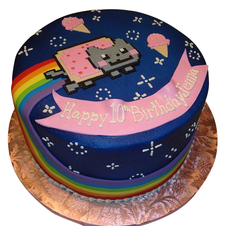 Nyan Cat Cake