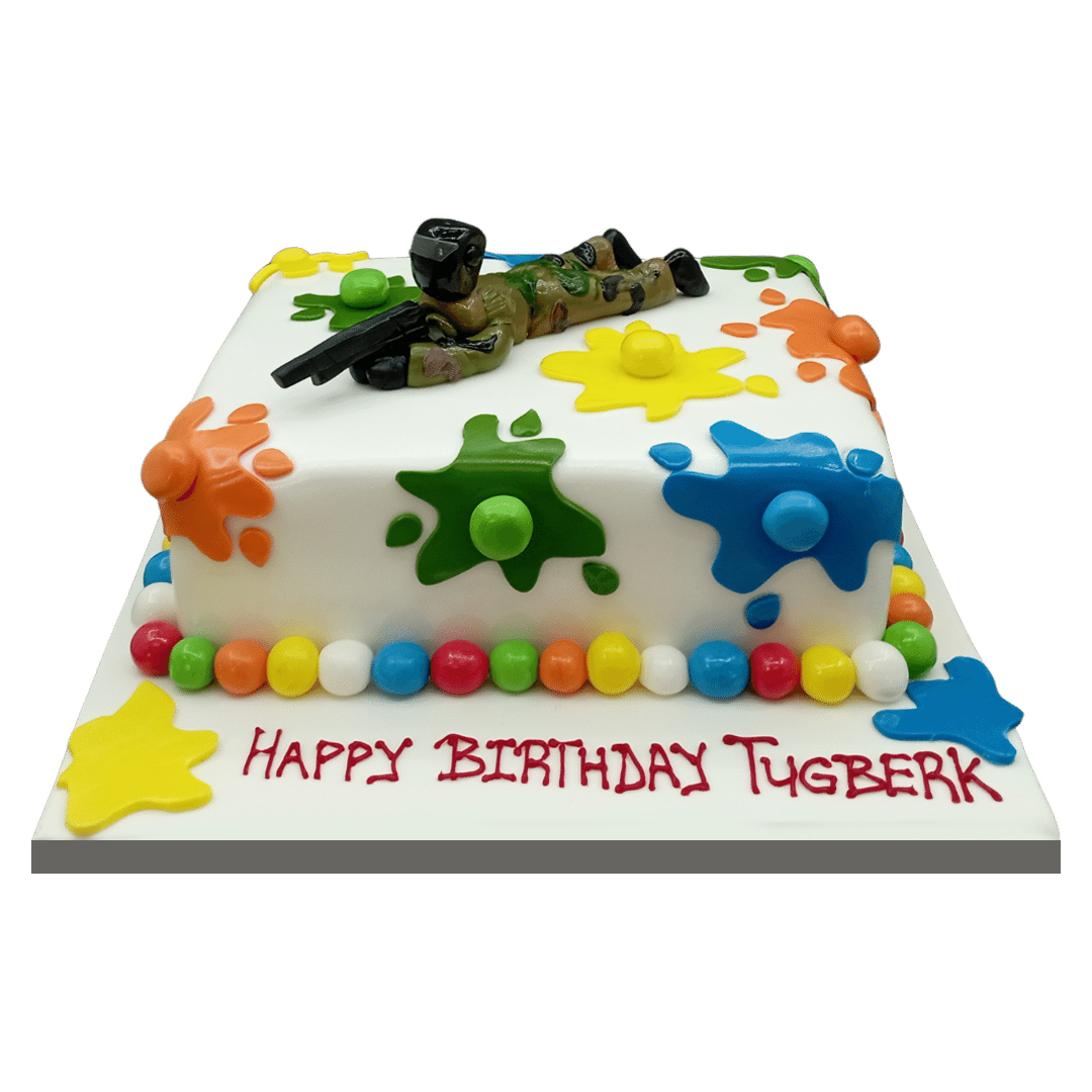 Paintball cake