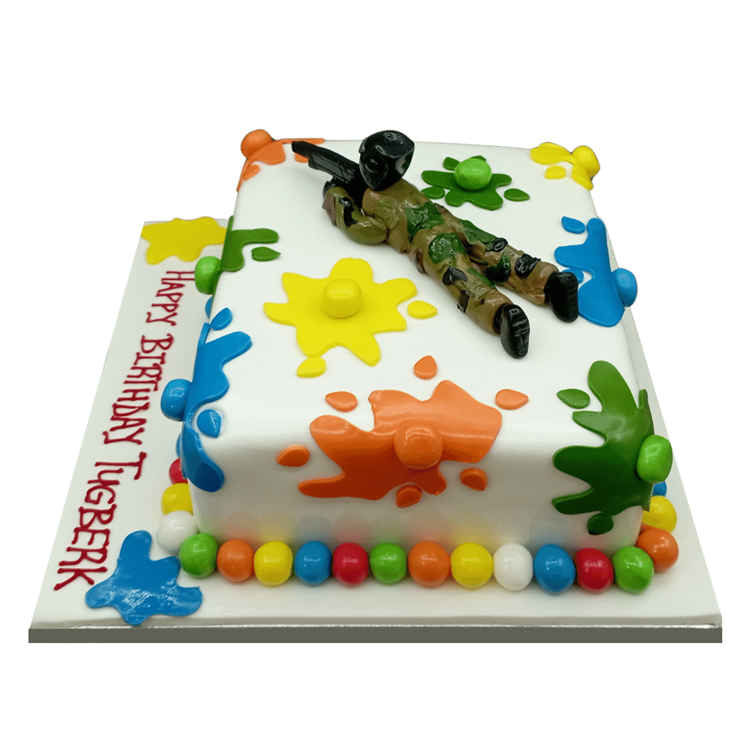 Paintball cake