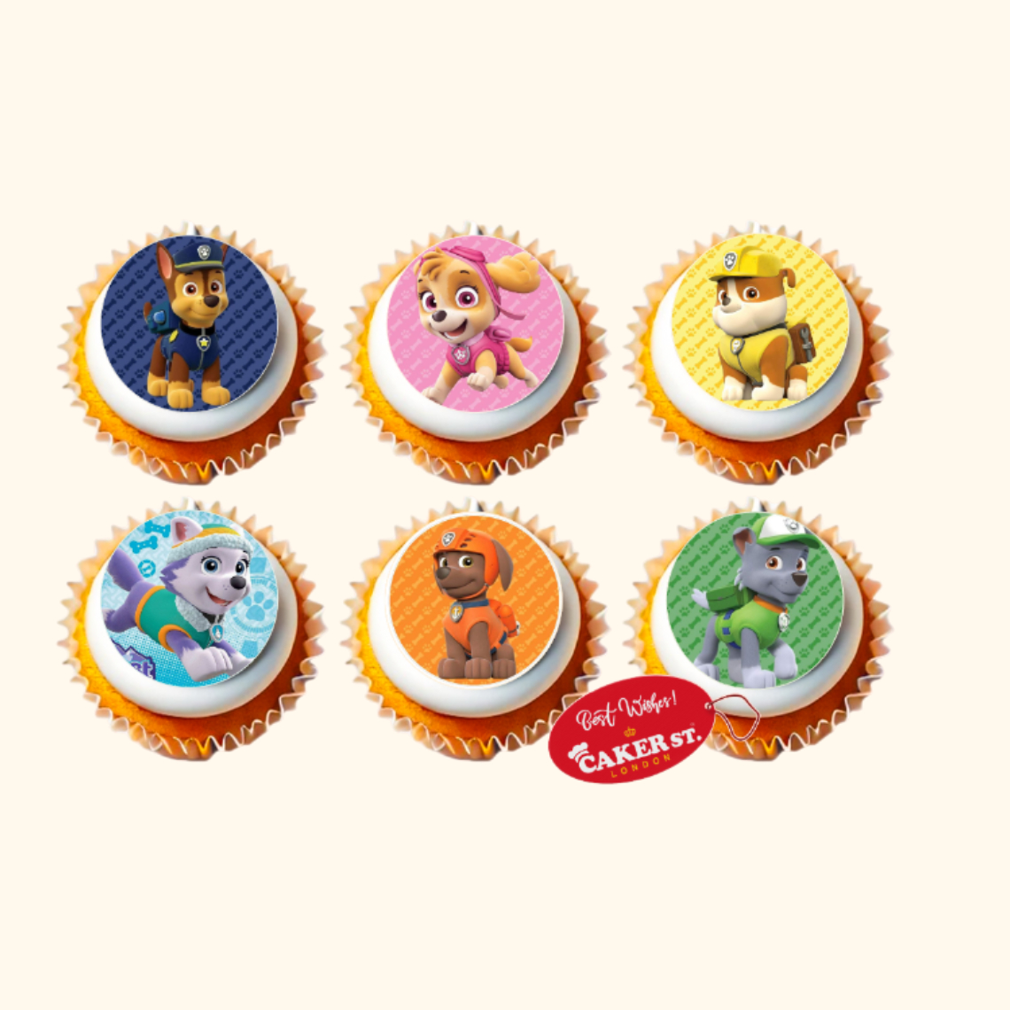 Paw Patrol Themed Cupcakes