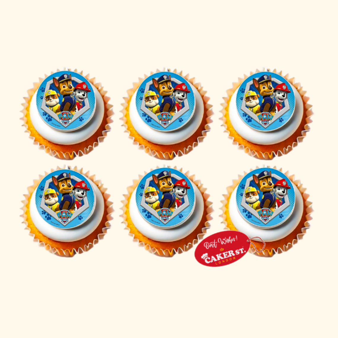 Paw Patrol Themed Cupcakes