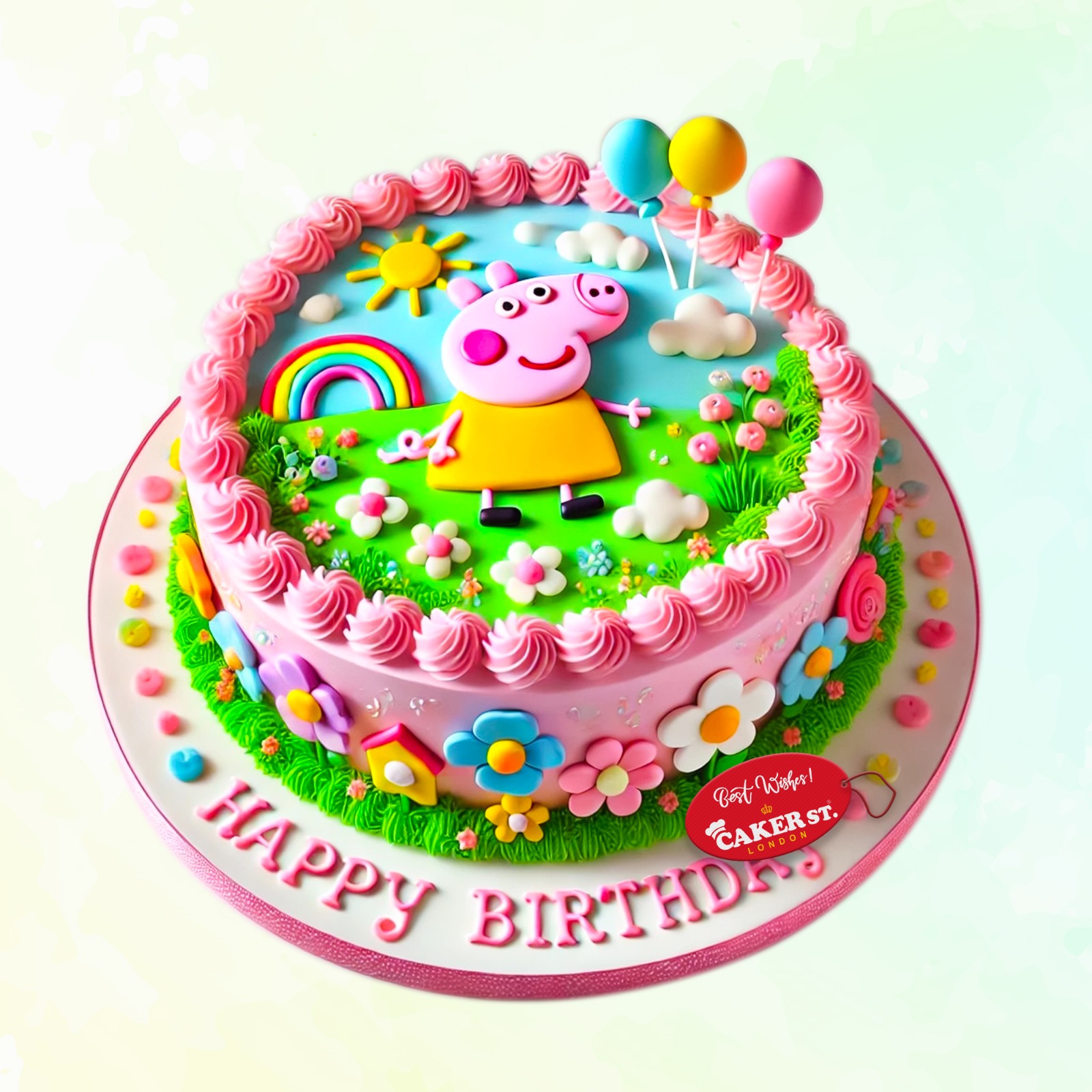 Peppa Pig Birthday Cake