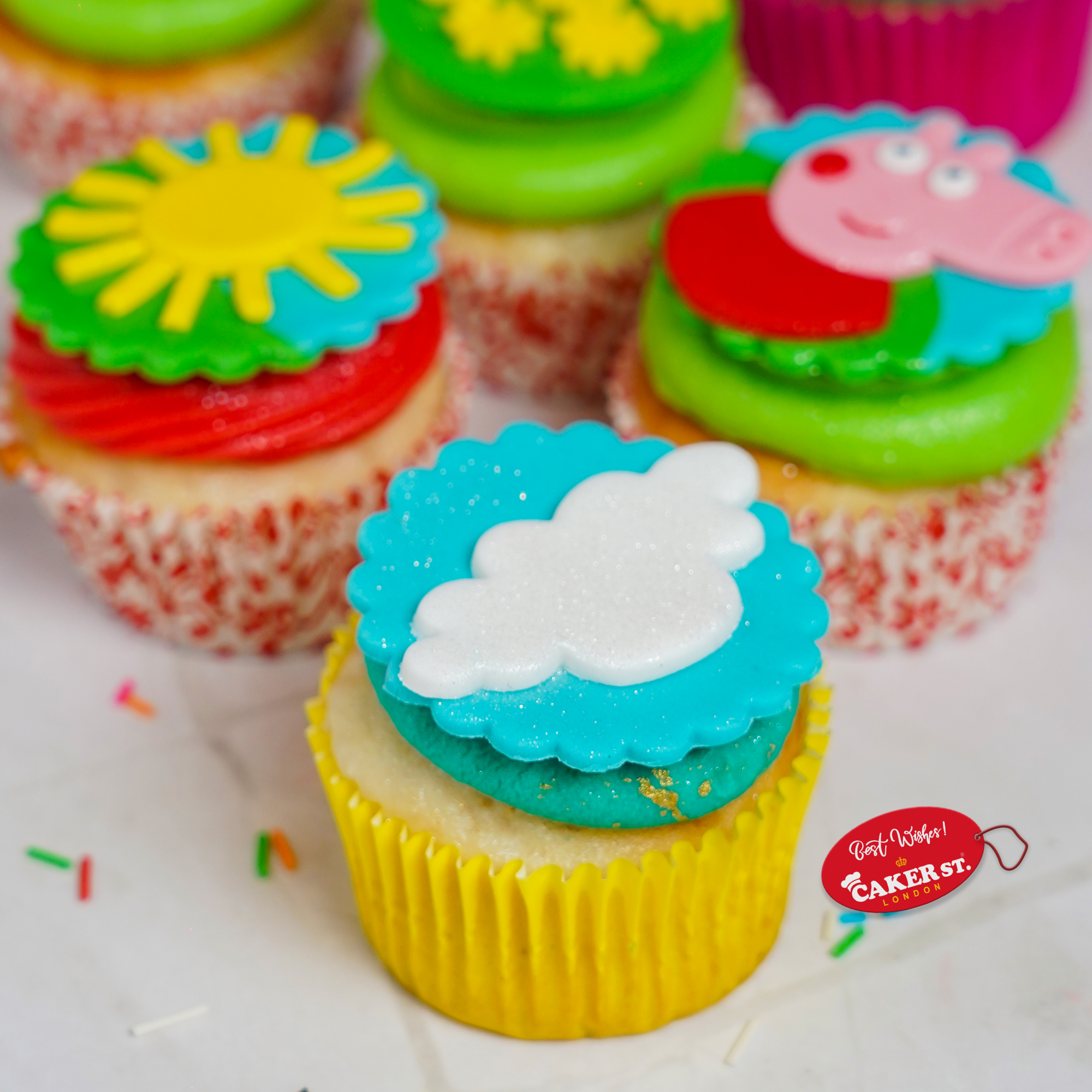 Peppa Pig Picnic Cupcakes