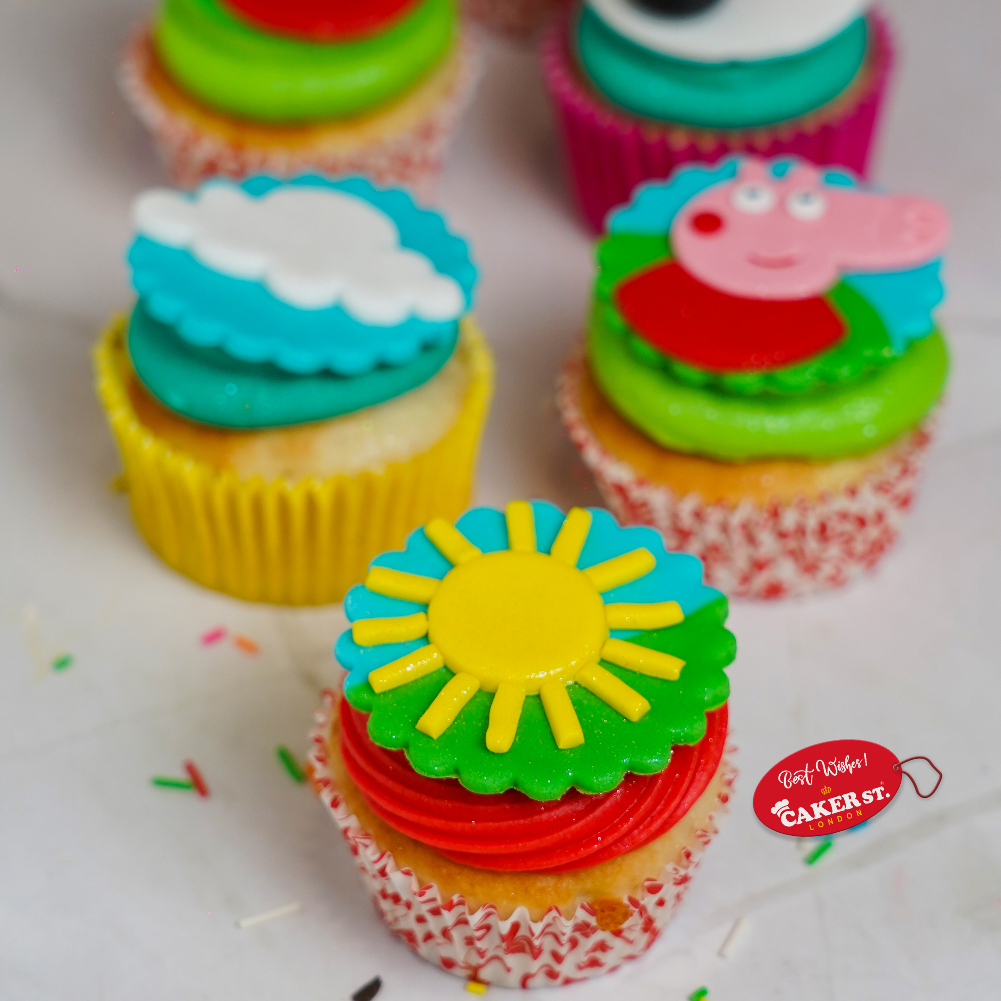 Peppa Pig Picnic Cupcakes