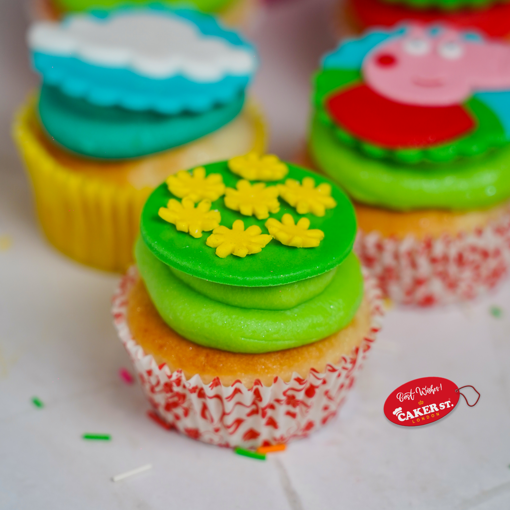 Peppa Pig Picnic Cupcakes