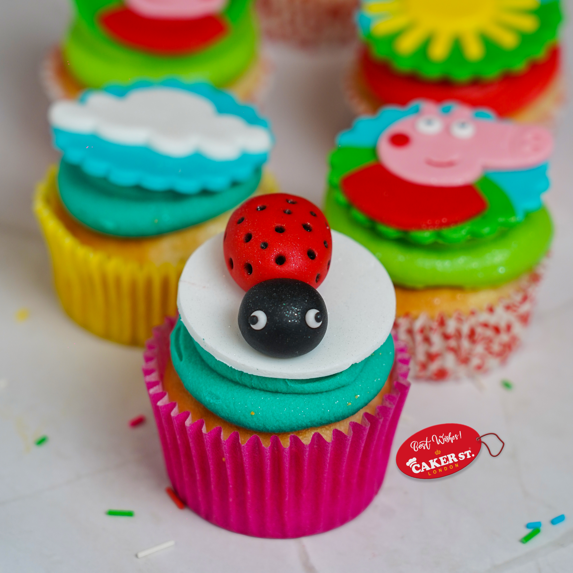 Peppa Pig Picnic Cupcakes