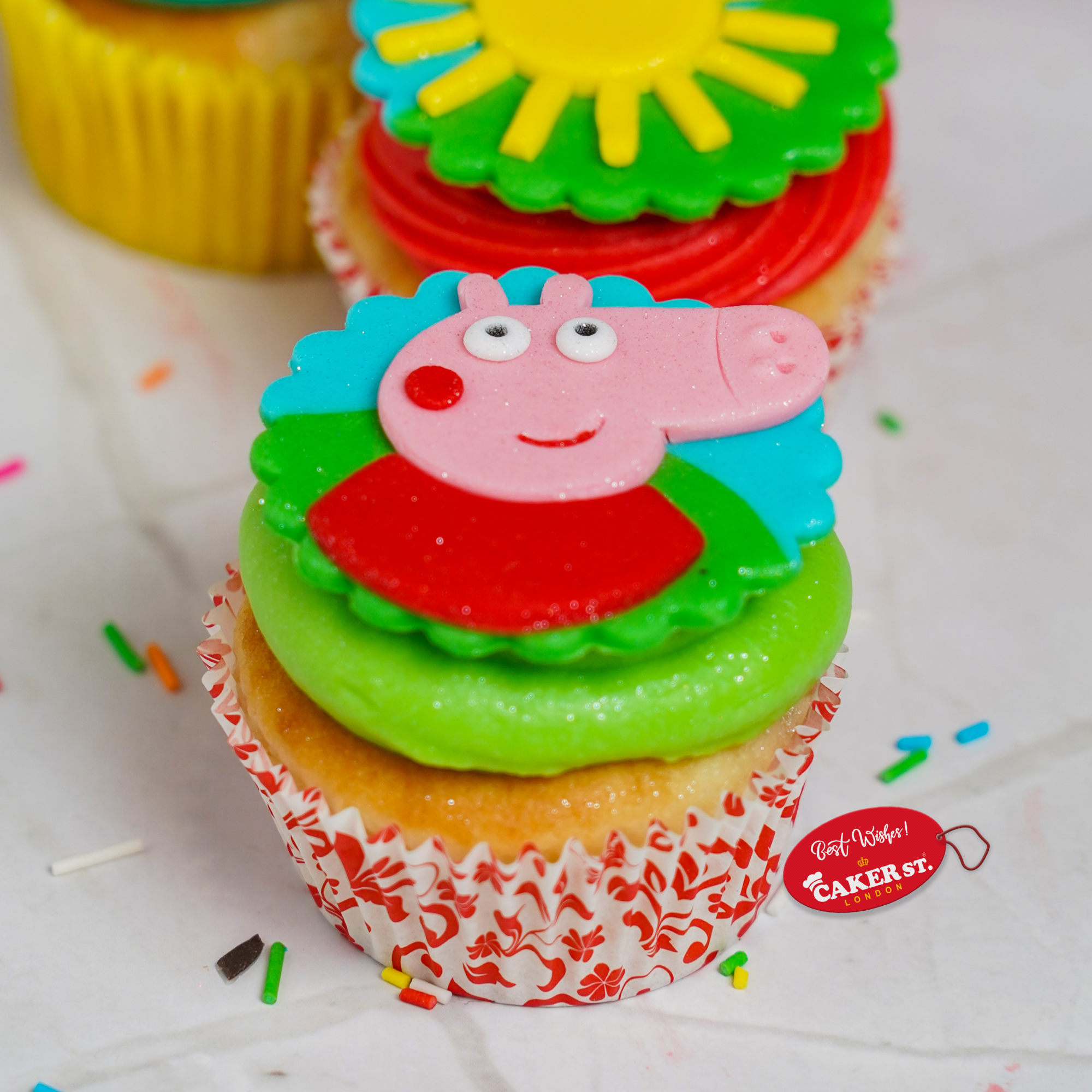 Peppa Pig Picnic Cupcakes