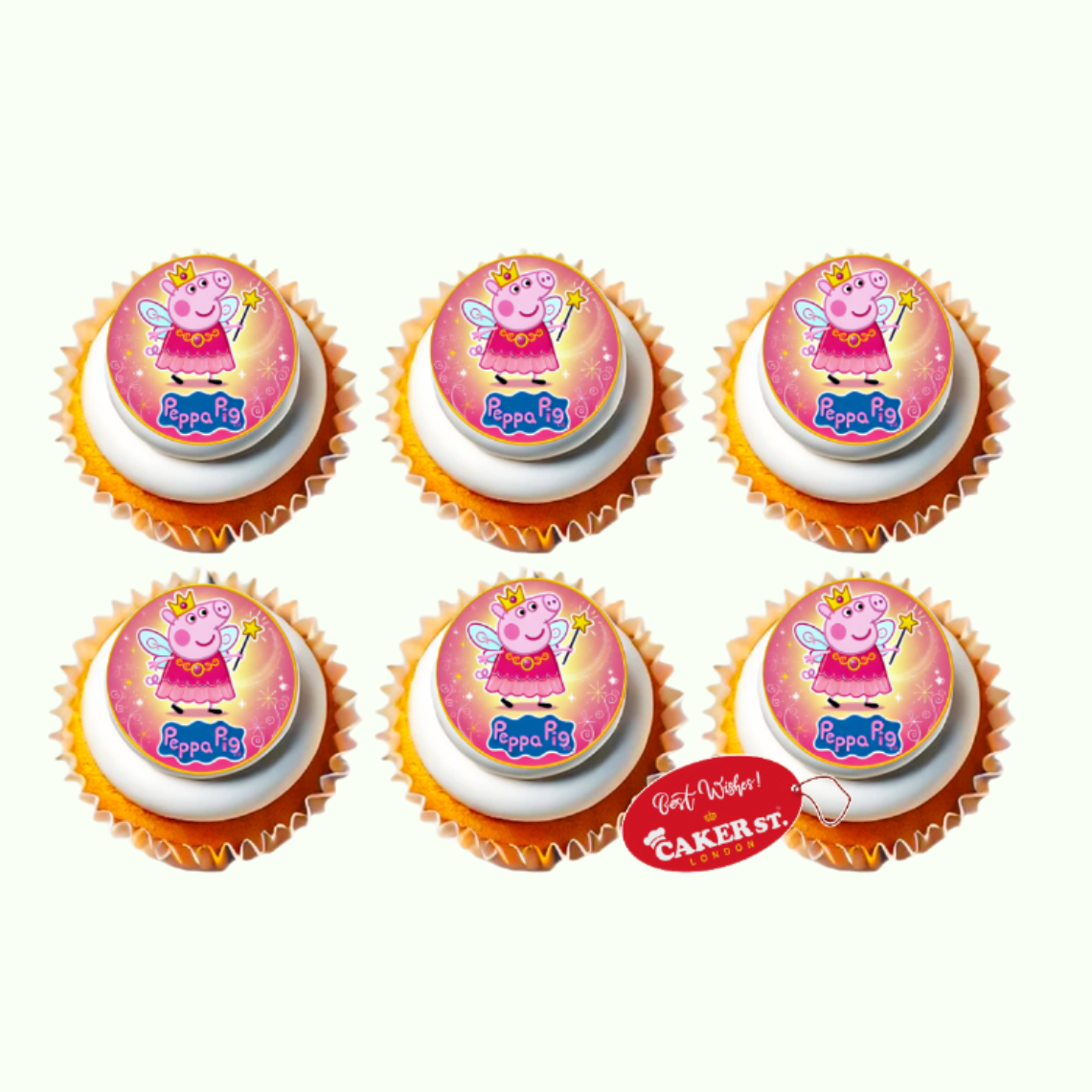 Peppa Pig Themed Cupcakes