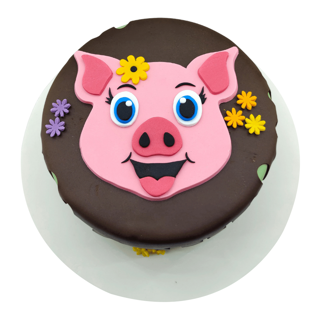 Pig Birthday Cake