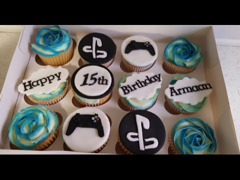 PlayStation cupcakes