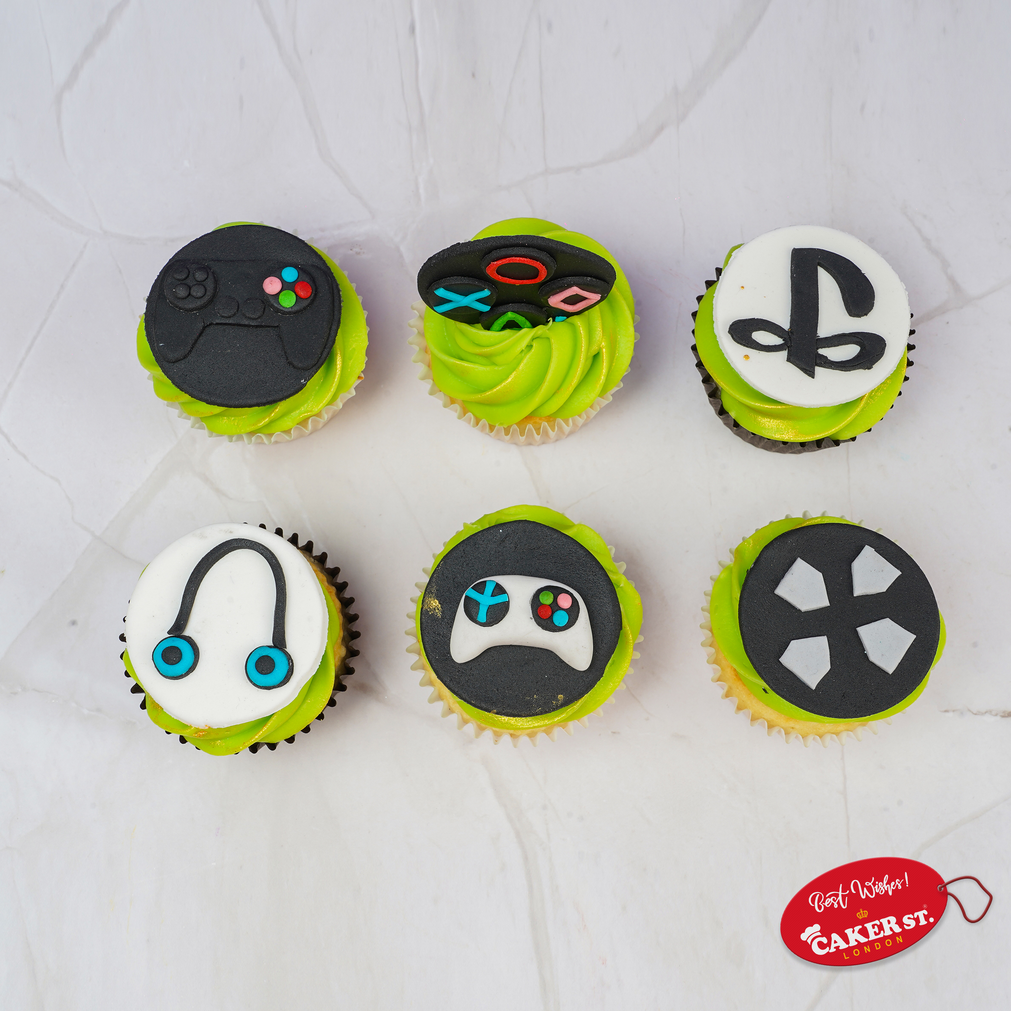 PlayStation Pulse Cupcakes