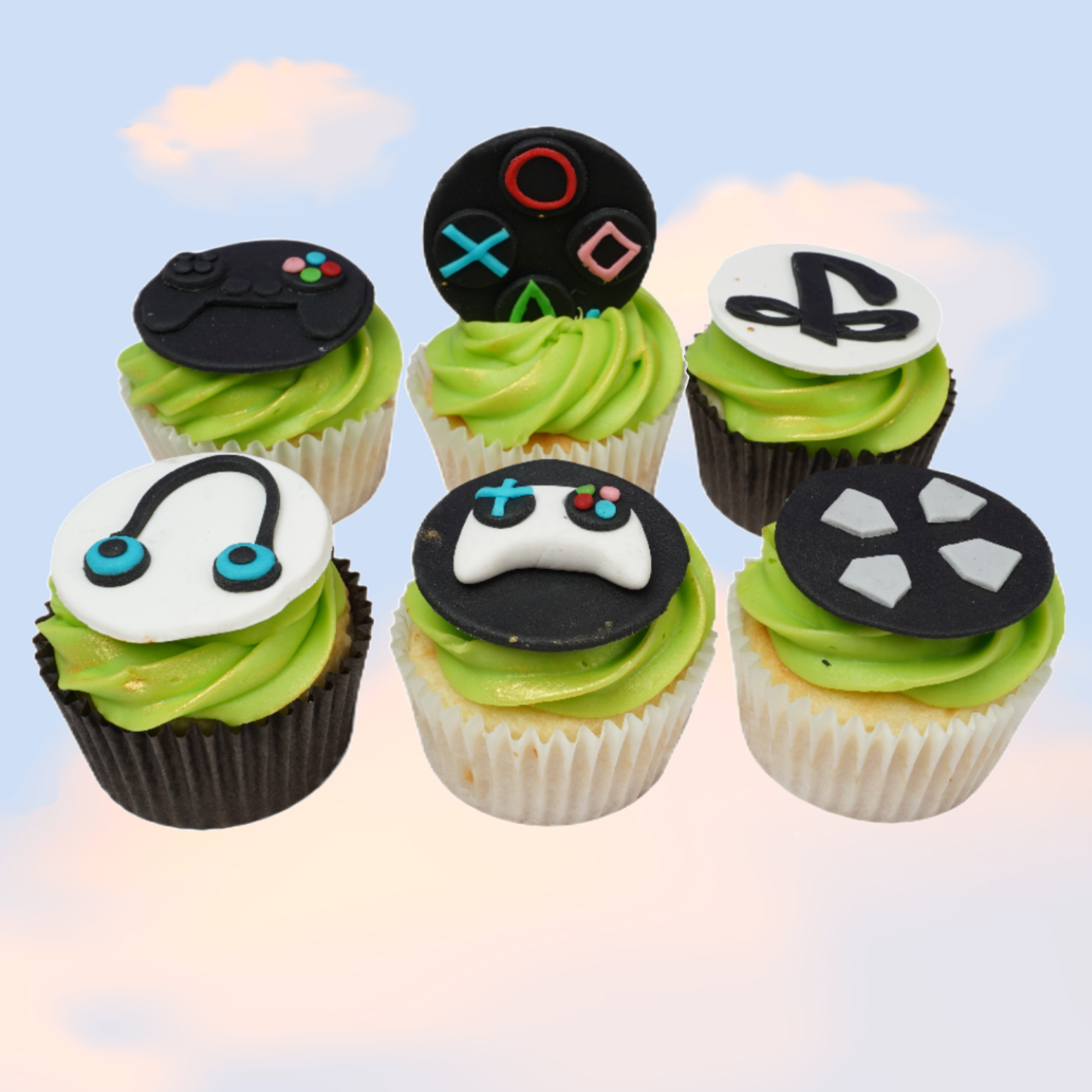 PlayStation Pulse Cupcakes