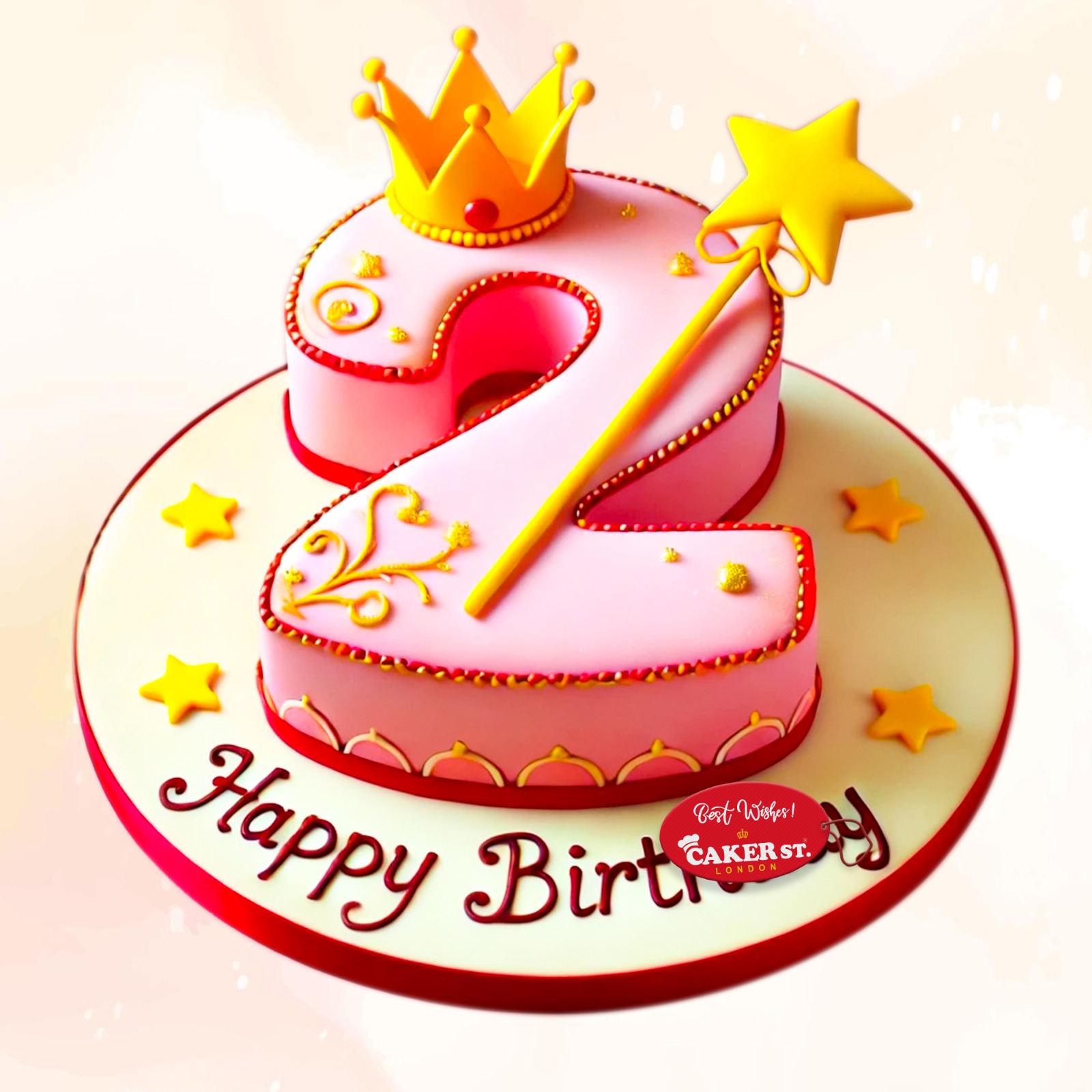 Princess 2nd Birthday Cake For Girls 