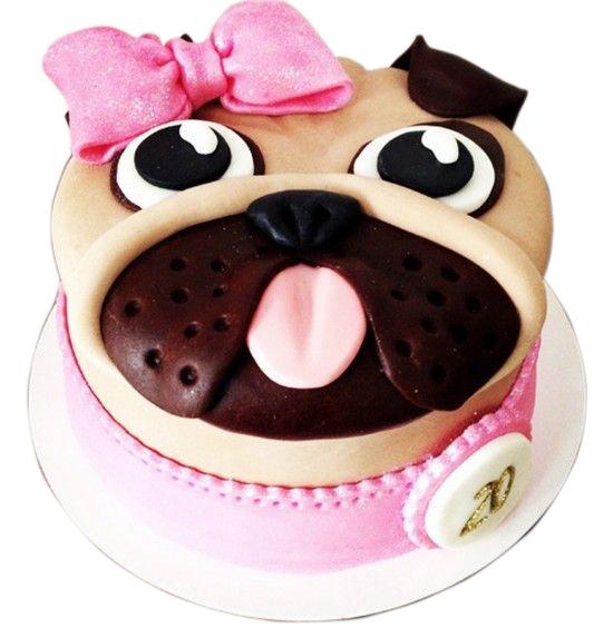 Pug Birthday Cake Stock Photos - Free & Royalty-Free Stock Photos from  Dreamstime
