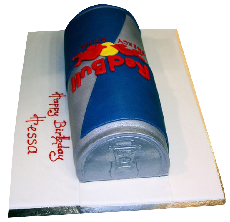 Red Bull cake - YouTube