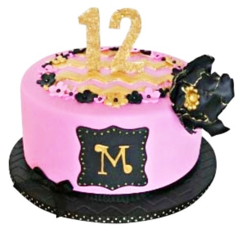 Amazon.com: Official 12 Pre-teen Cake Topper, Happy 12th Birthday Cake  Decorations, Cheers to 12 Year Old Birthday Party Decoration Supply Gold  Glitter : Grocery & Gourmet Food
