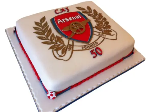 Arsenal Football Cake