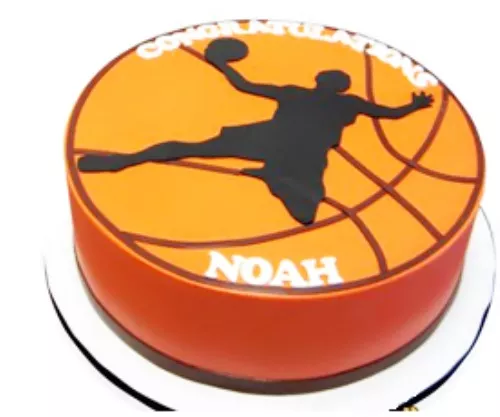 basket ball cake