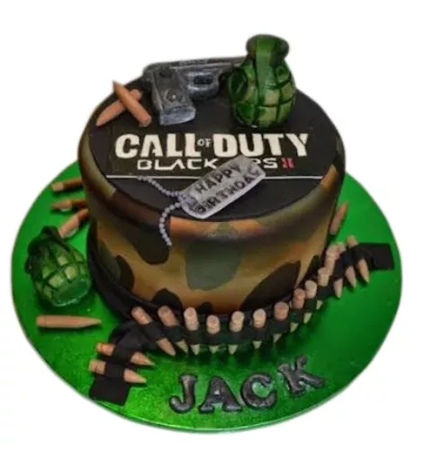 Call Of Duty Boys Birthday Cake