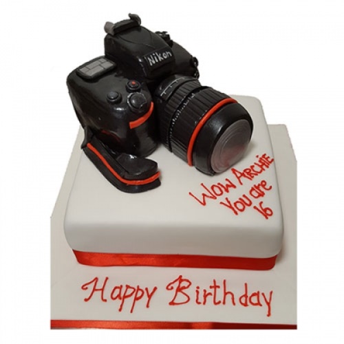 Canon Camera Birthday Cake