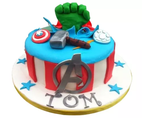 Marvel Avengers Birthday Cake