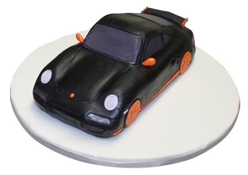 Sports car cake