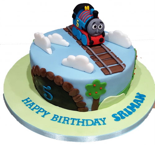 Thomas Tank Engine Kids Birthday Cake