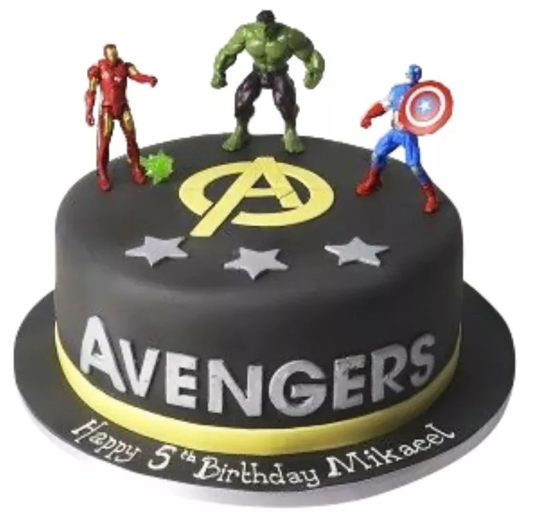 Birthday Cake For Boys Avengers