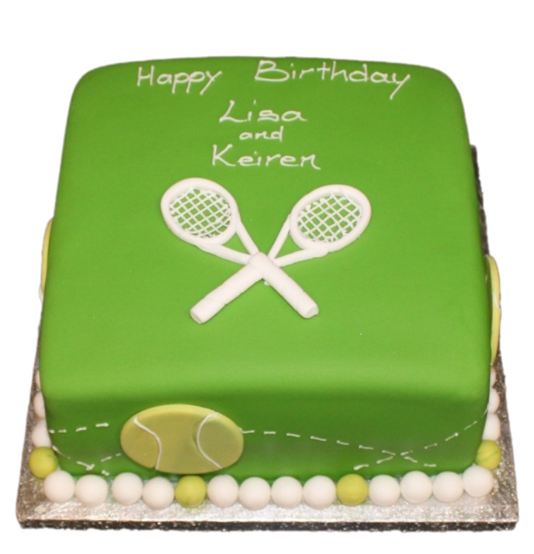 Tennis Theme Birthday Cake