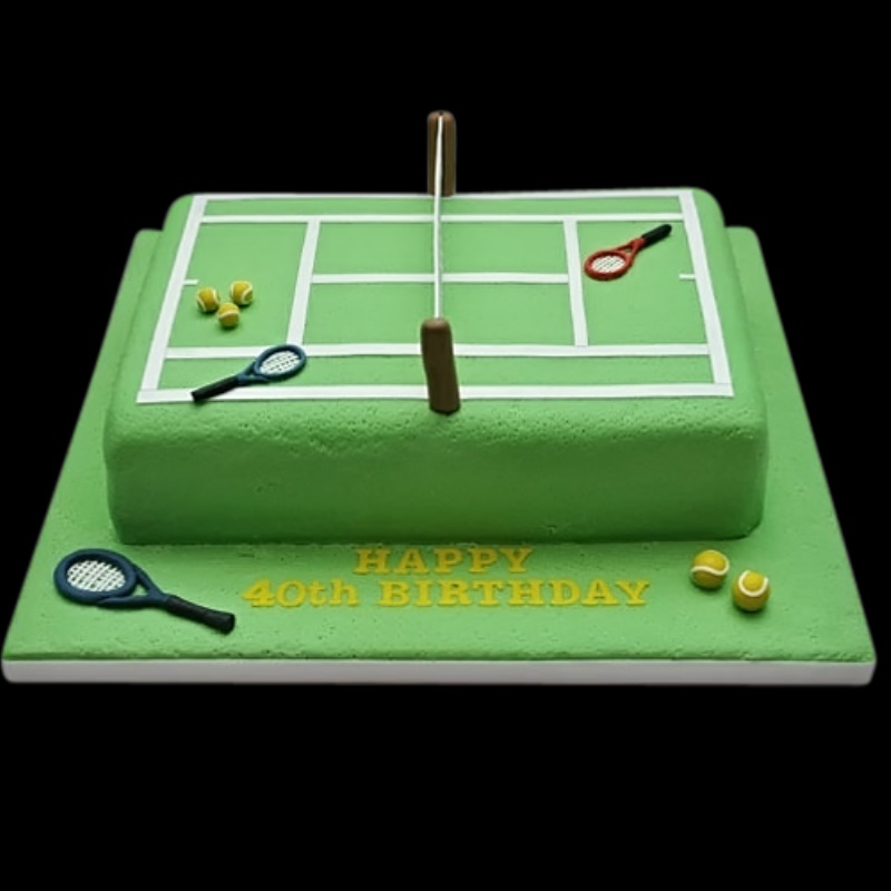 Tennis Theme Birthday Cake