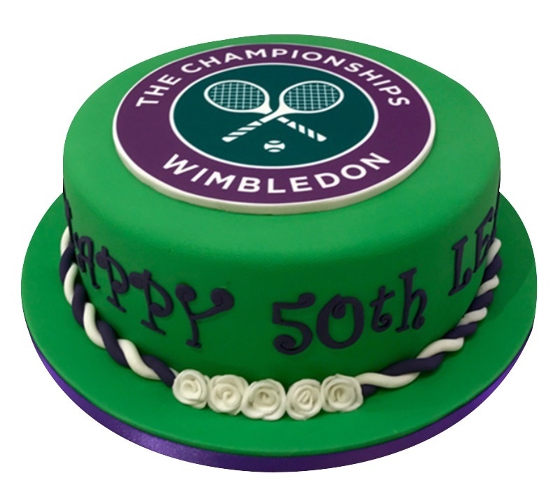 Wimbledon Tennis Theme Cake