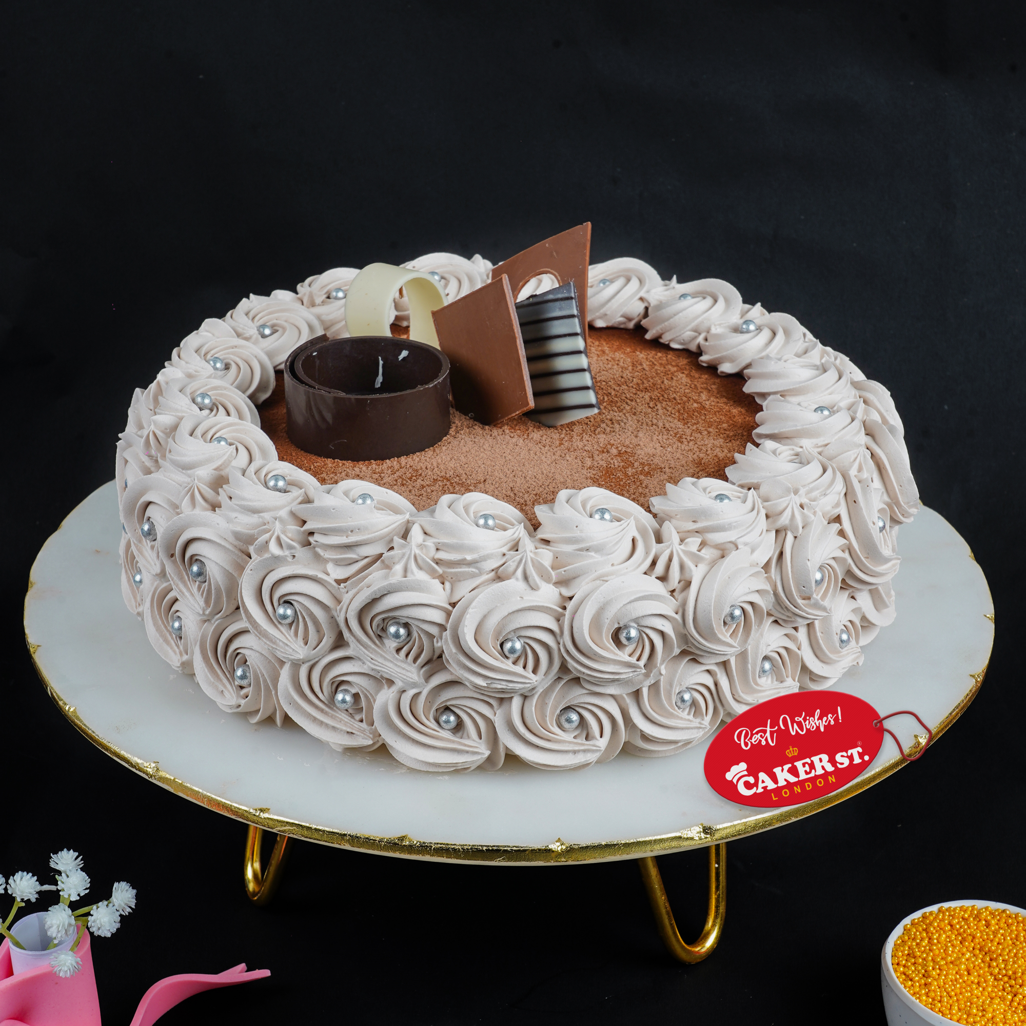 Rose Coffee Tiramisu Cake