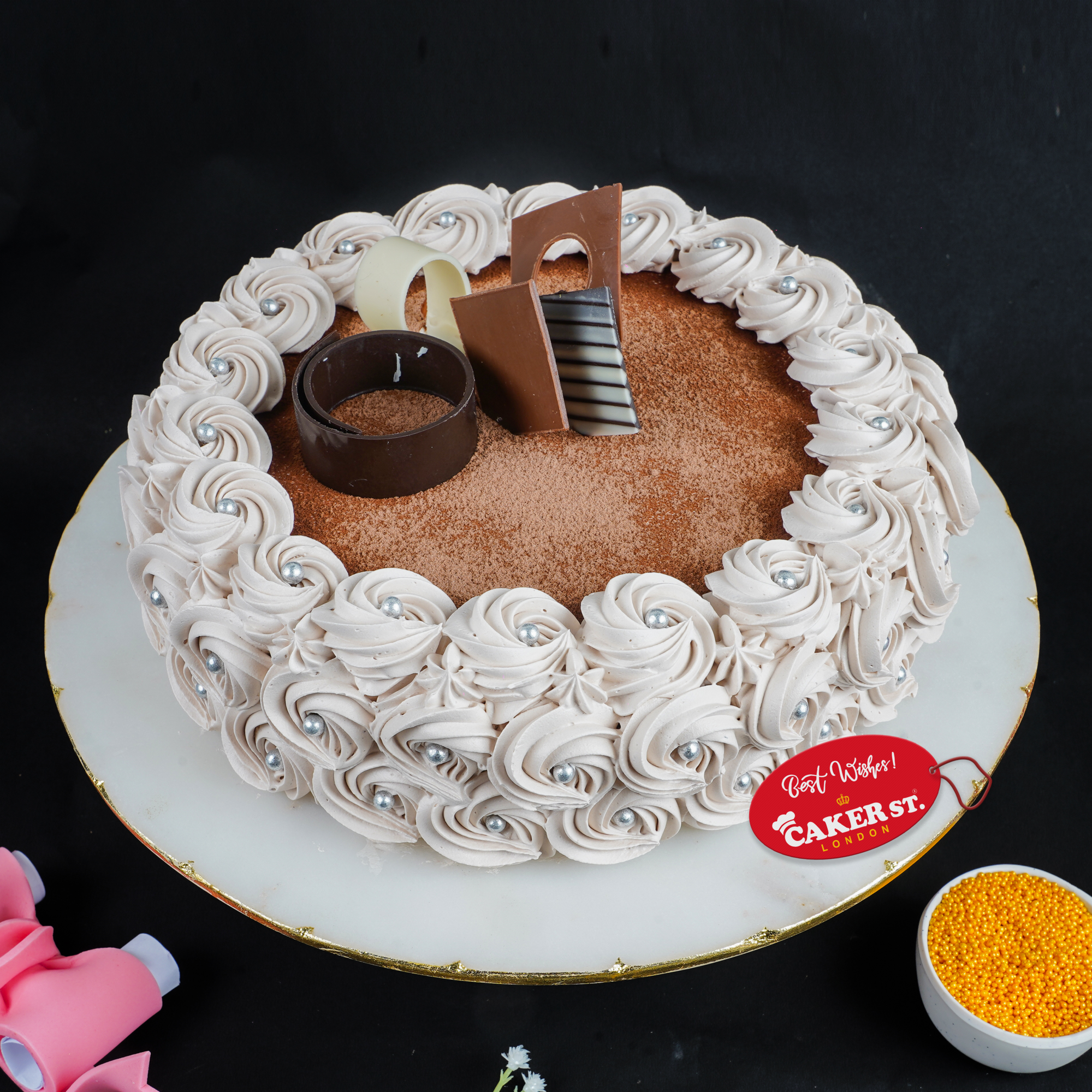 Rose Coffee Tiramisu Cake