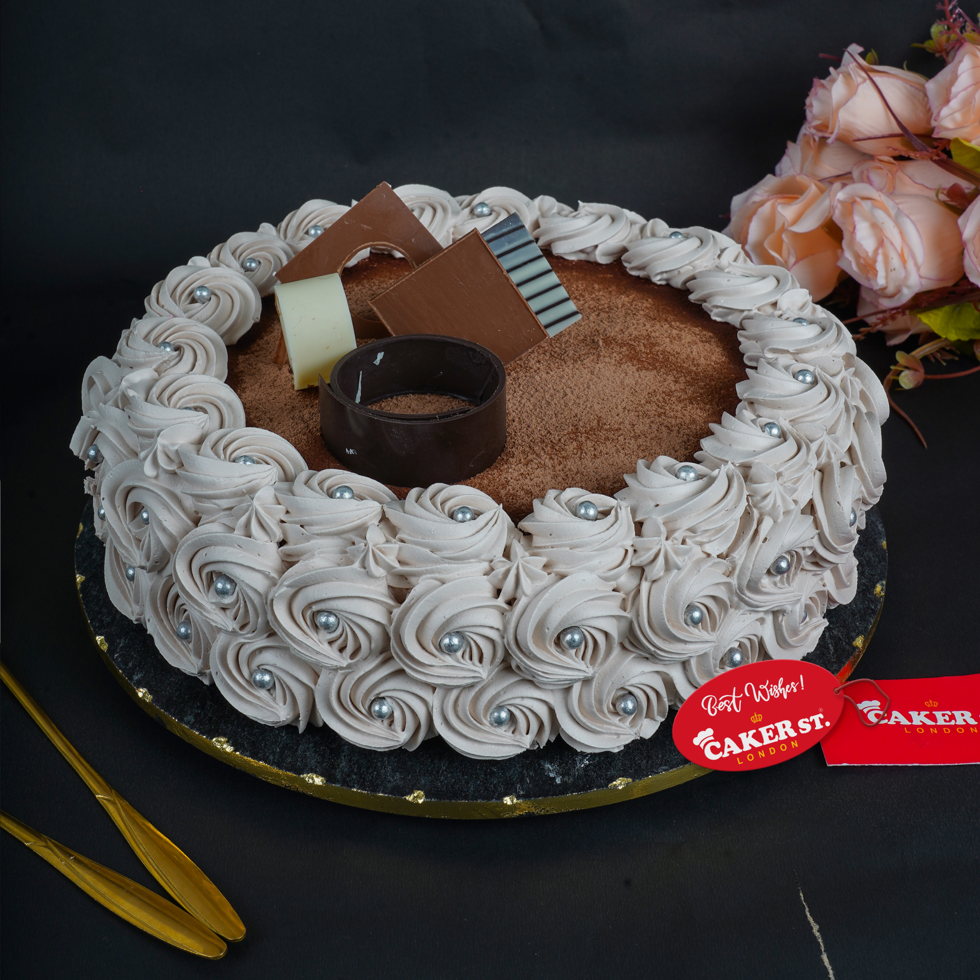 Rose Coffee Tiramisu Cake