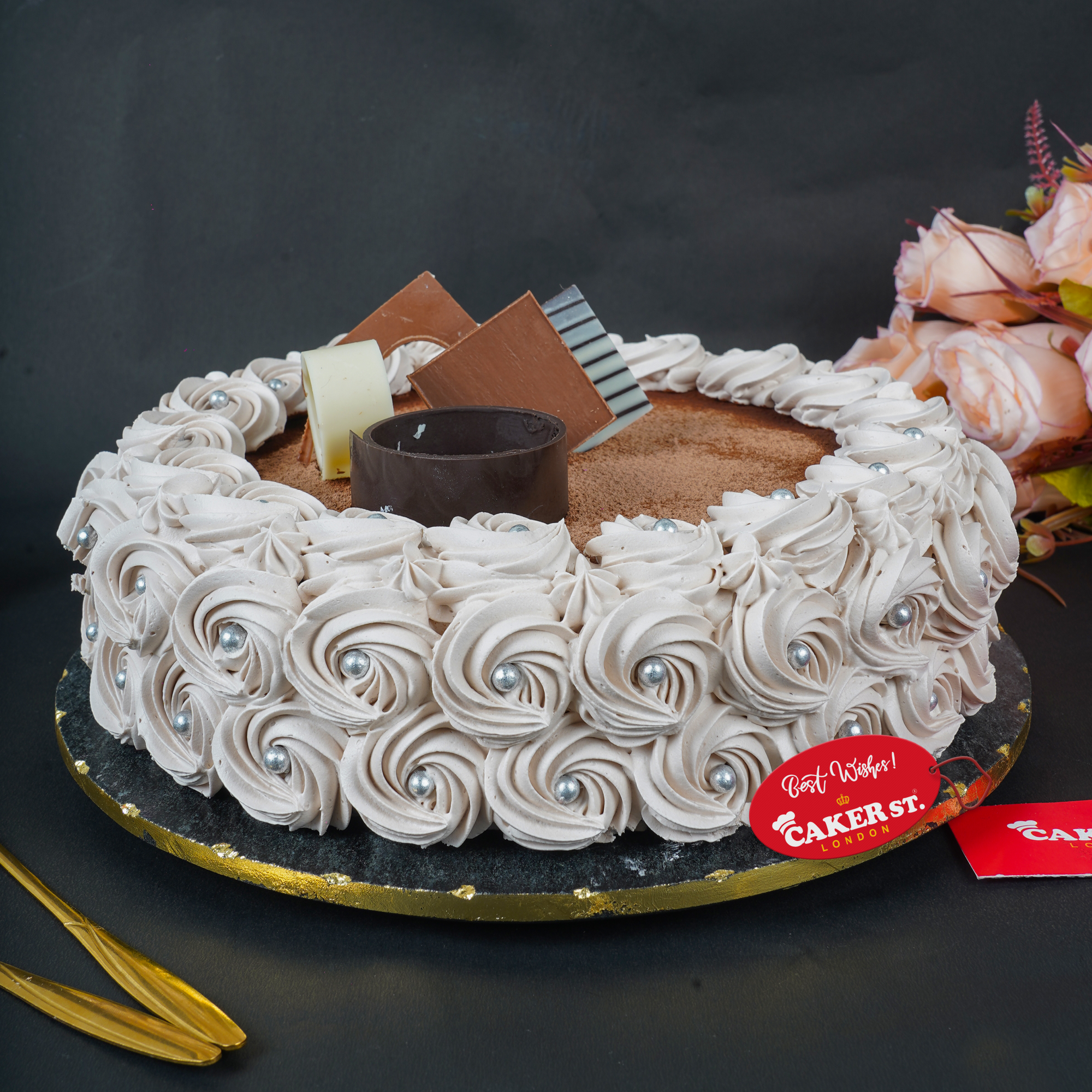 Rose Coffee Tiramisu Cake