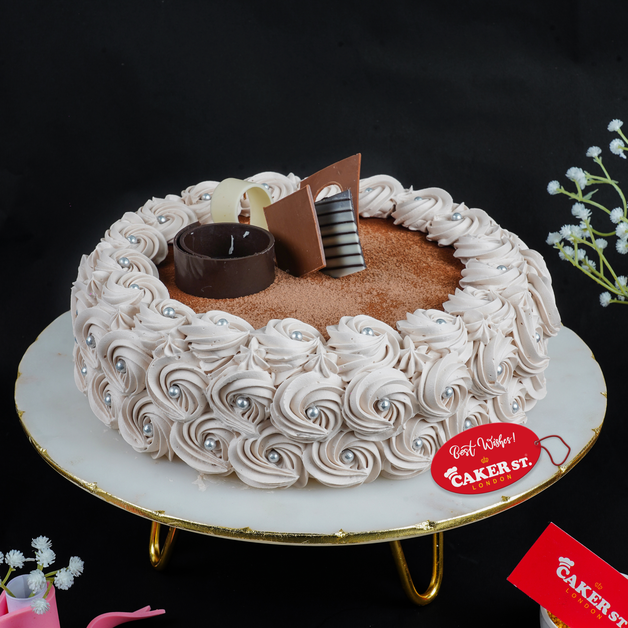 Rose Coffee Tiramisu Cake