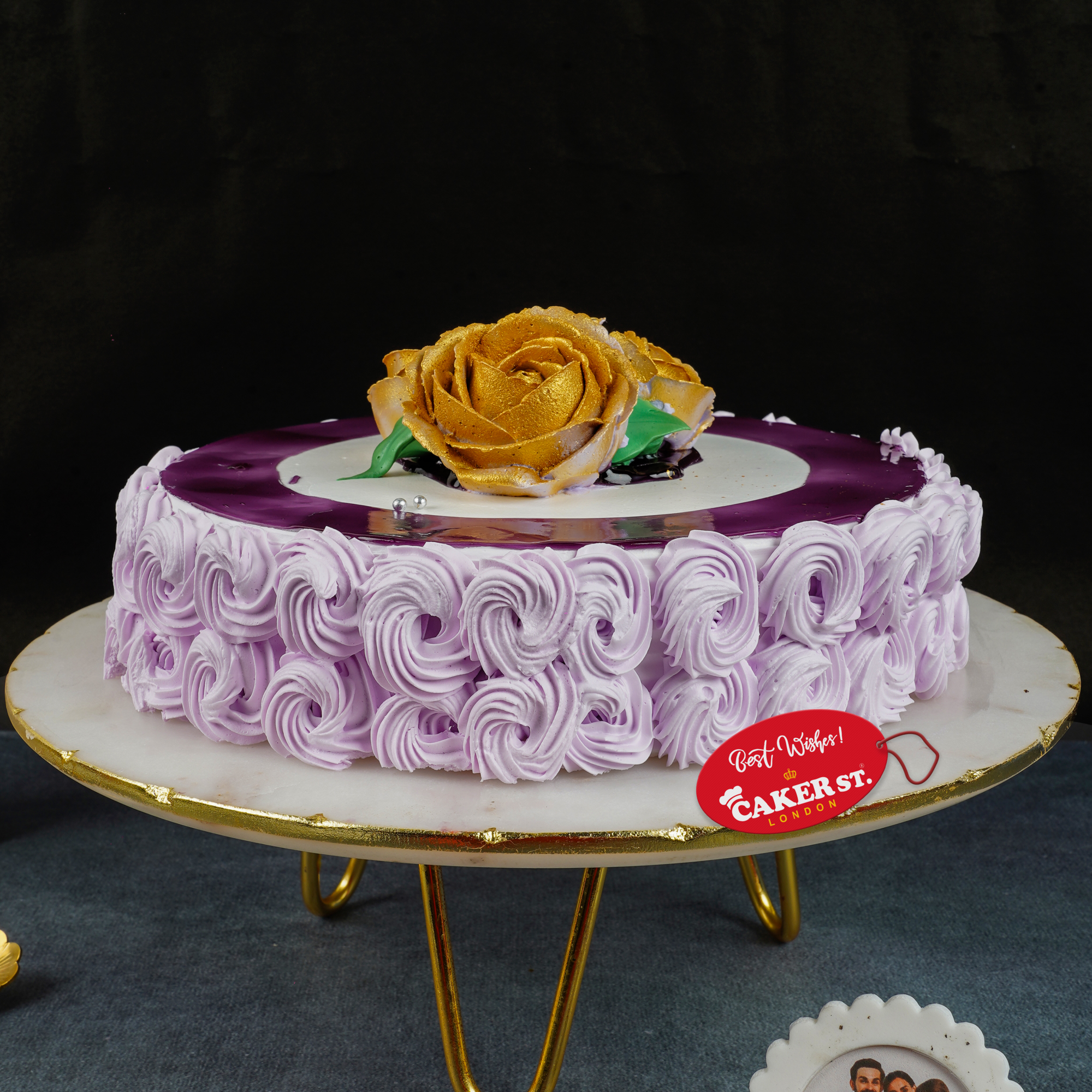 Roses & Blueberry Bliss Cake