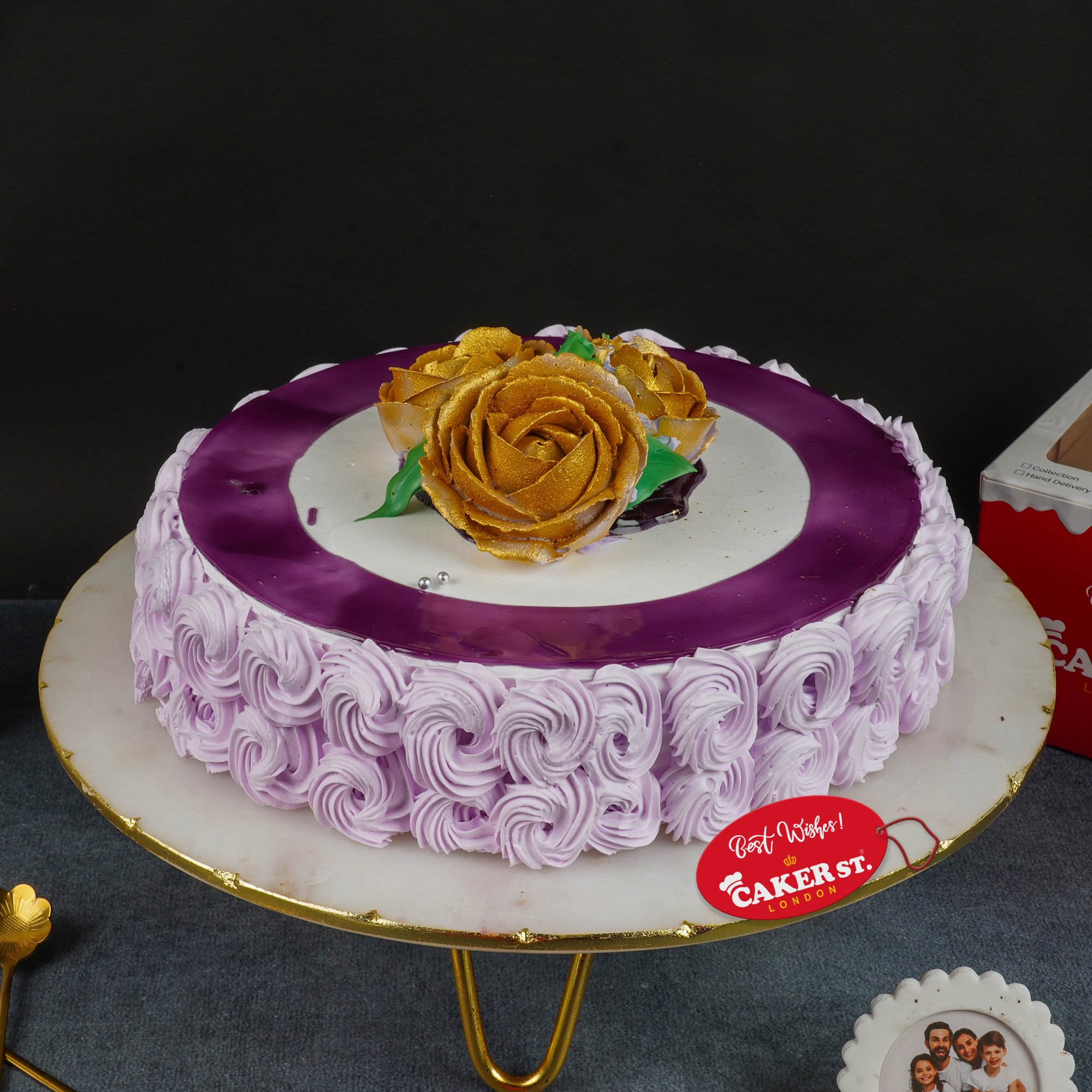 Roses & Blueberry Bliss Cake