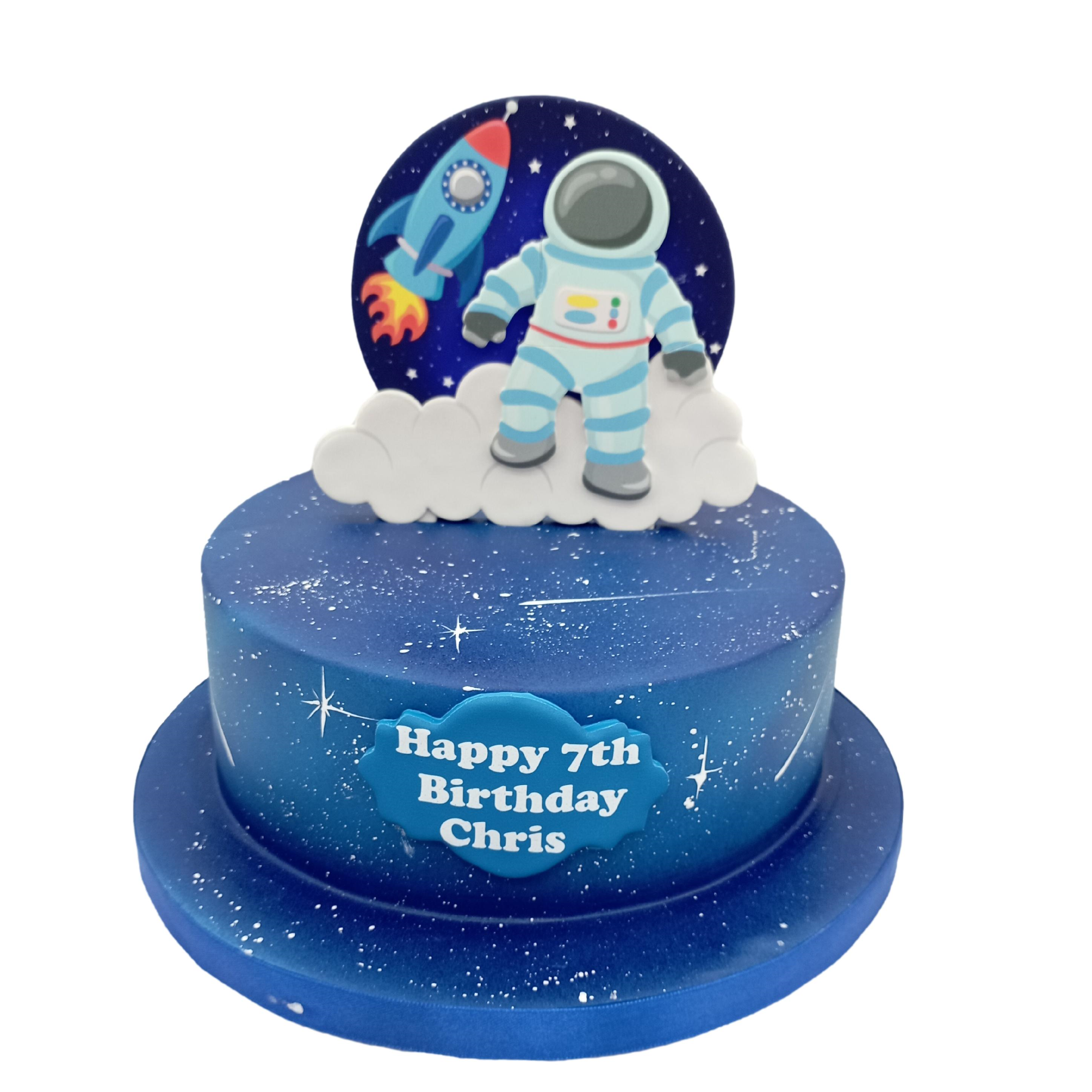 Astronaut Themed Cake