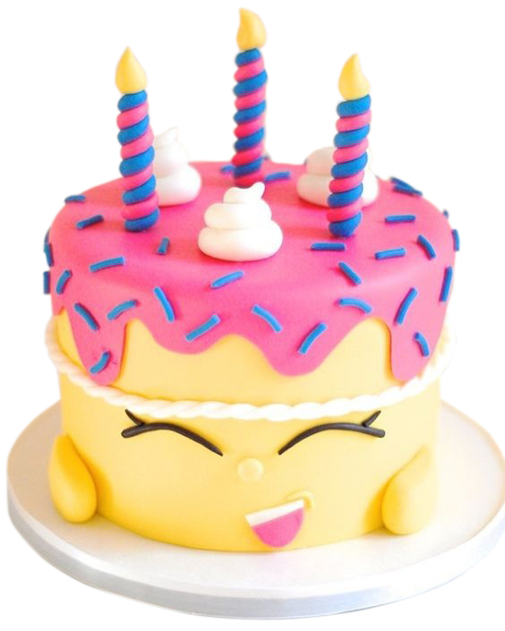 Birthday Cake, Shopkins Cake, Customized Cakes, Food & Drinks, Homemade  Bakes on Carousell