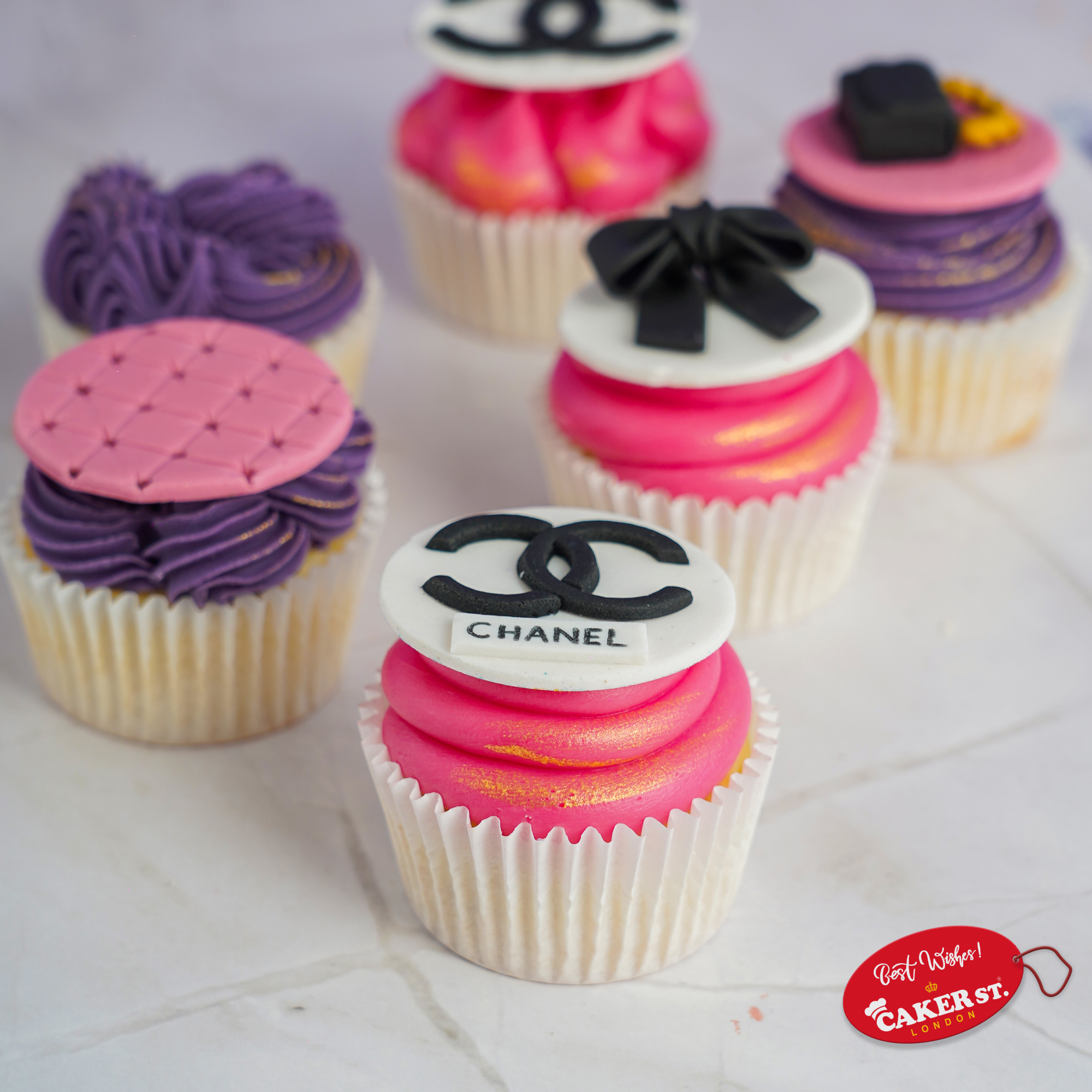  Signature Chanel Cupcakes