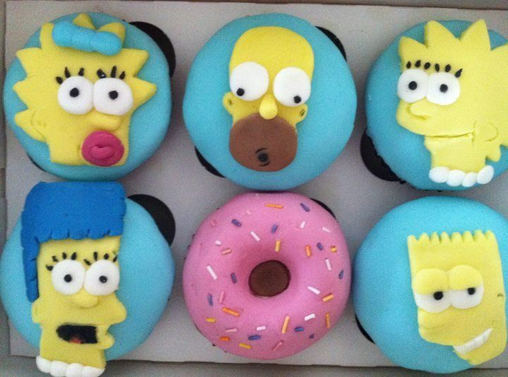 Simpson Cupcakes