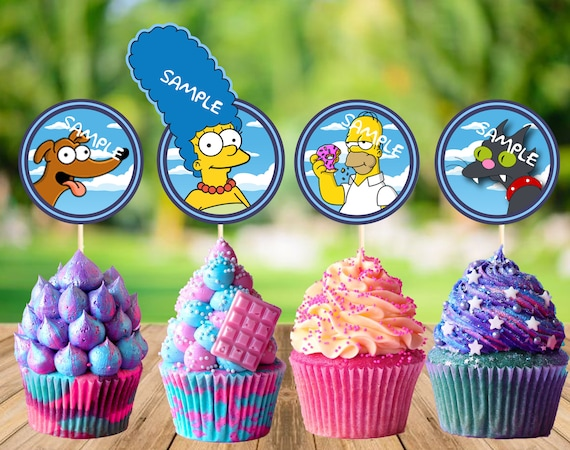 Simpson Cupcakes