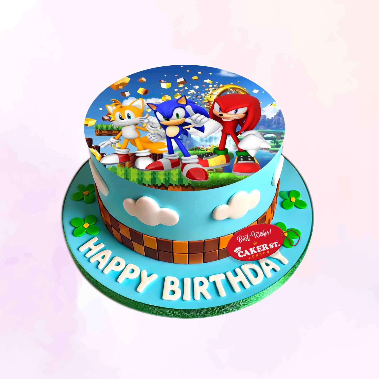 Sonic Hedgehog  Birthday Cake