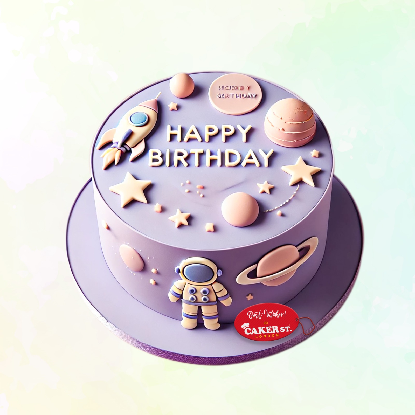 Space Birthday Cake 