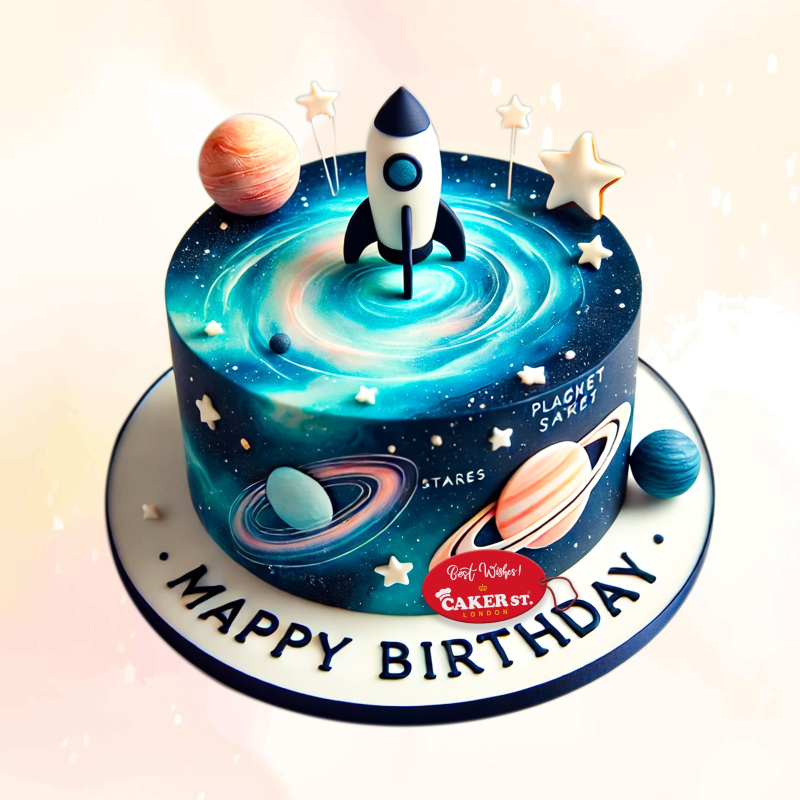 Space Birthday Cake 