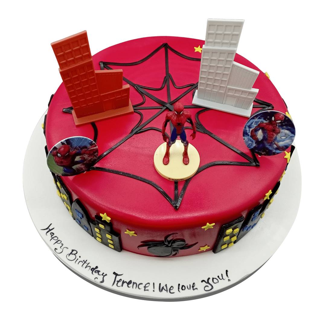 Spiderman Birthday Cake