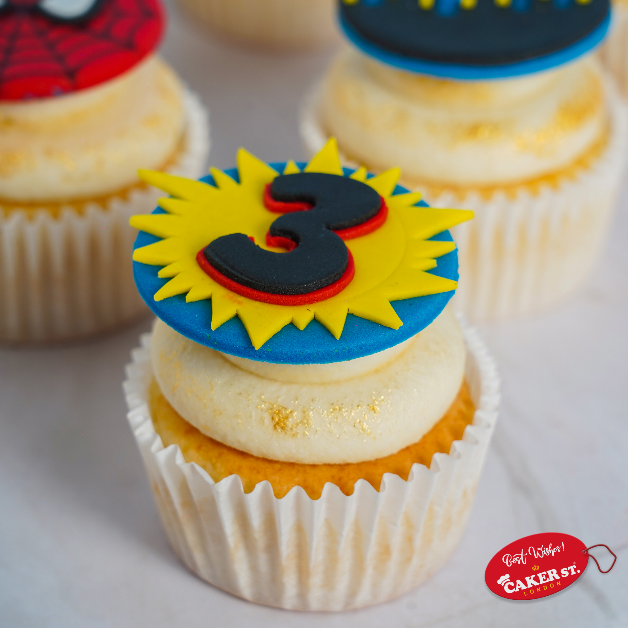 Spiderman-Sense Cupcakes