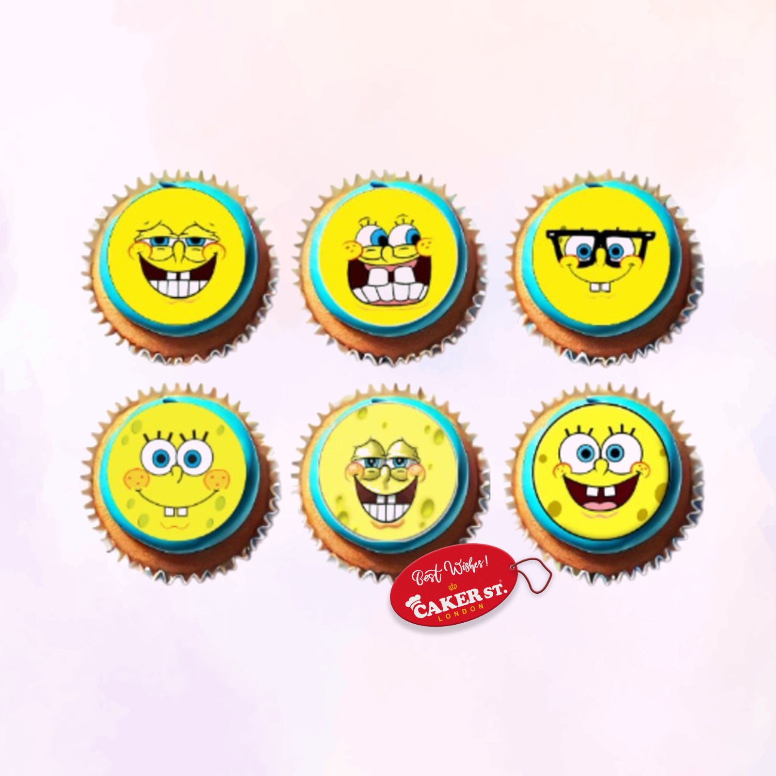 Sponge-bob Theme Cupcakes