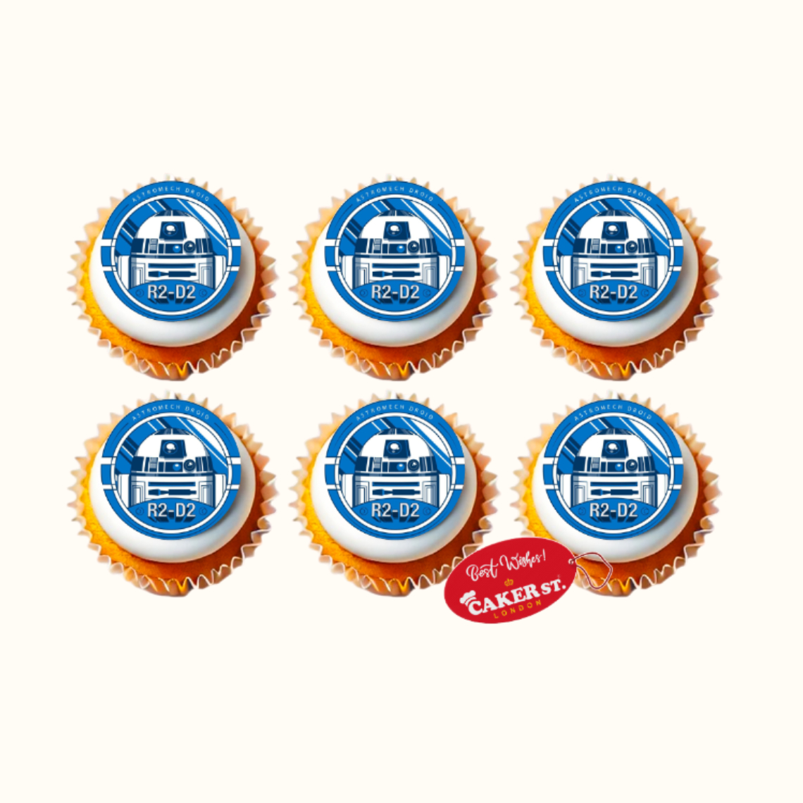 Star Wars Themed Birthday Cupcakes 